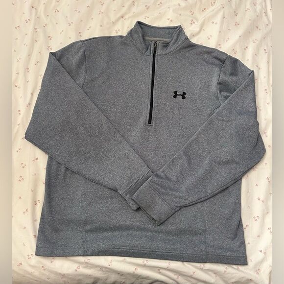 Under Armour quarter zip pull over men’s size medium Good Conditon - Picture 2 of 6